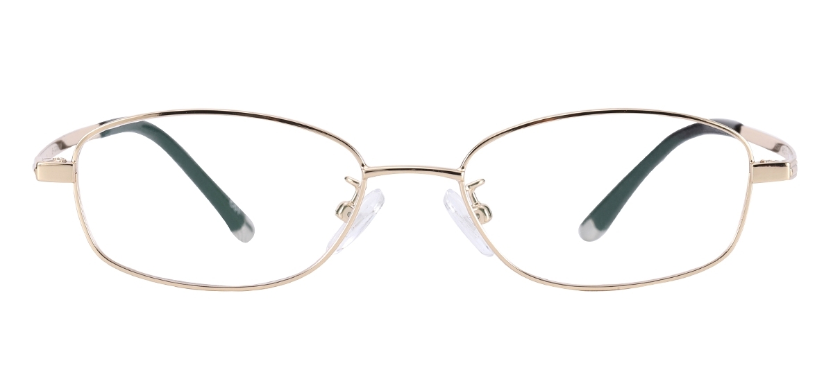 Metal Oval Eyewear  - Gold