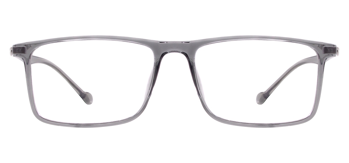 Rectangle TR90 Glasses Frames - Gray