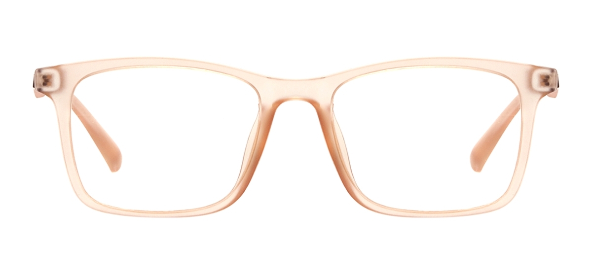 Square TR90 Full Rim Spectacles - Brown