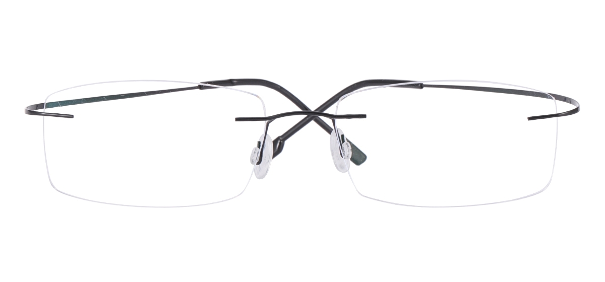 Flexible Rimless Glasses - Black