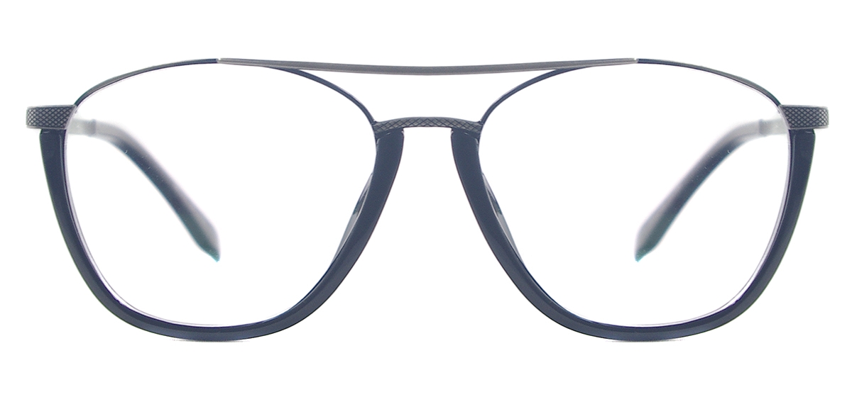 Men Oval Acetate Spectacles