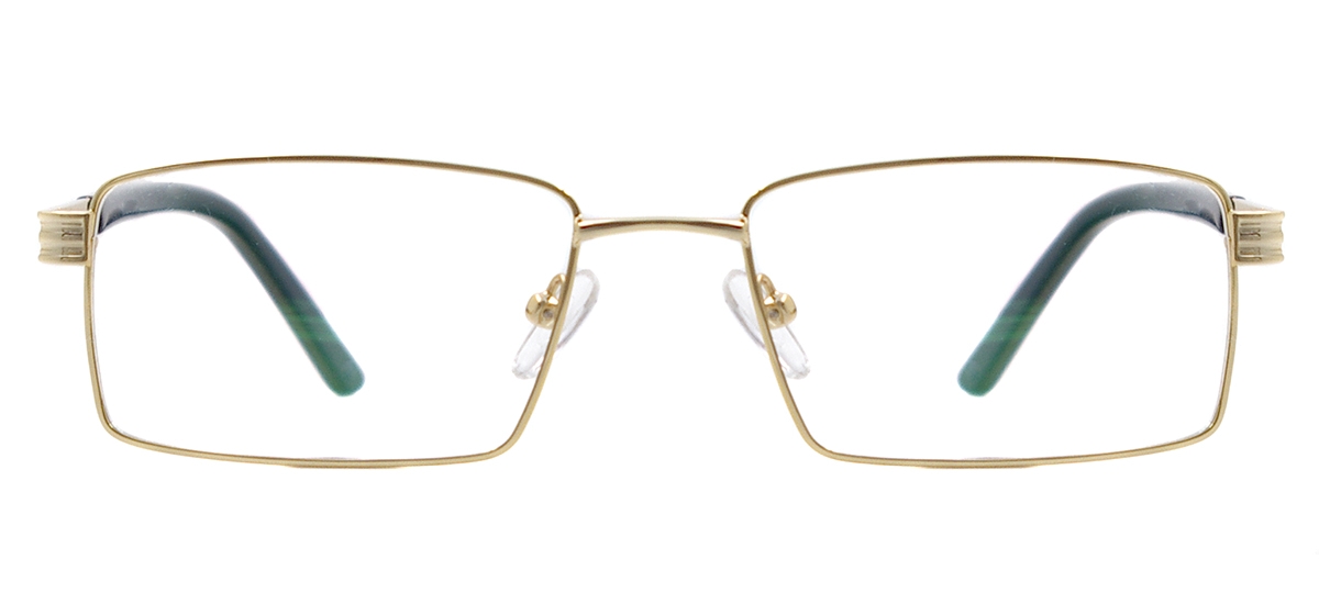 Men Classic Eyeglasses - Gold