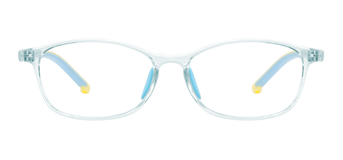 TR90 Rectangular Kids Glasses - Blue