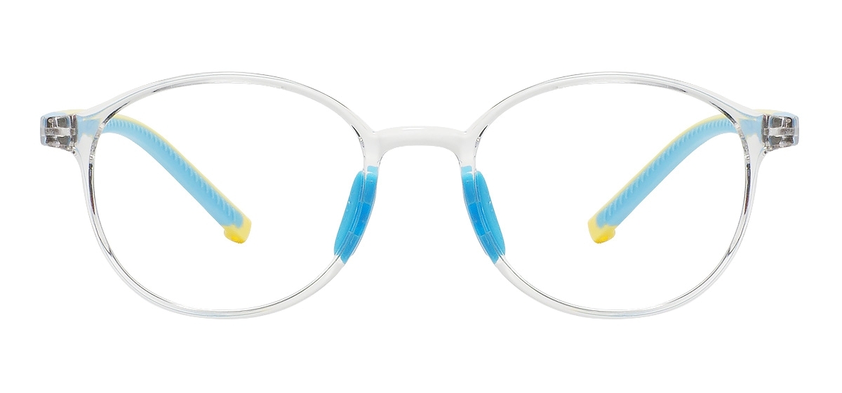 Fashion Round Kids Glasses - Transparency