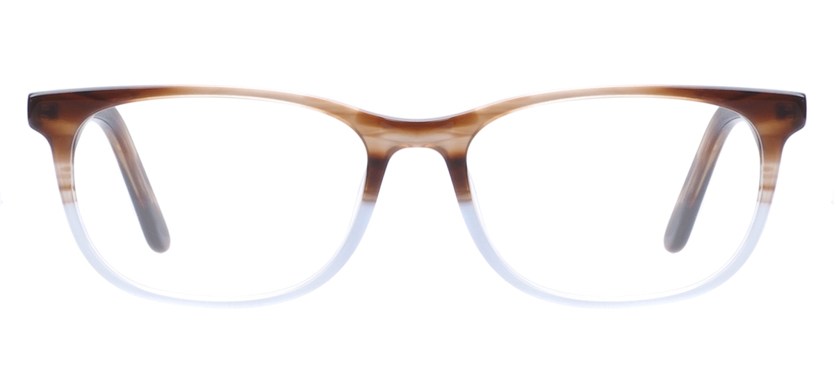 Fashion Acetate Eyeglasses - Brown