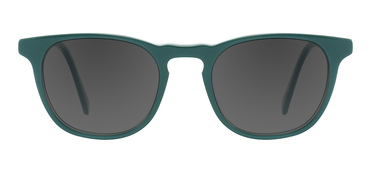 Small Round Sunglasses - Green