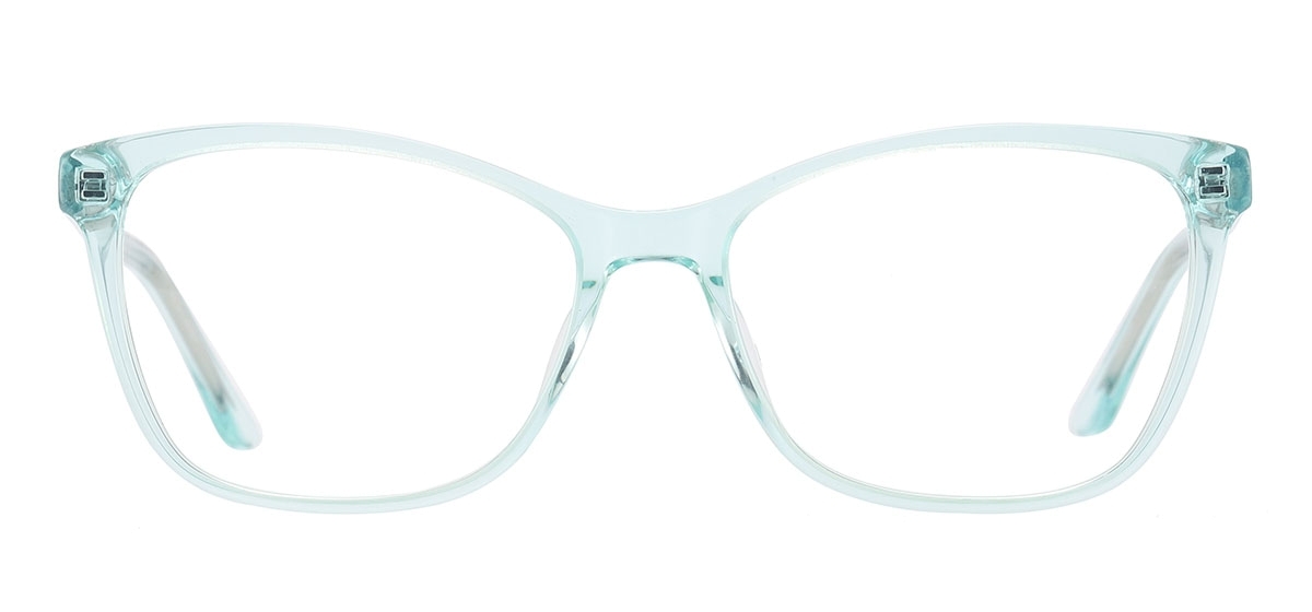  Acetate Cat Eye Glasses Frame - Green