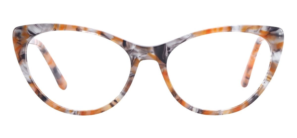 Women Acetate Cat Eye Glasses - Tortoise