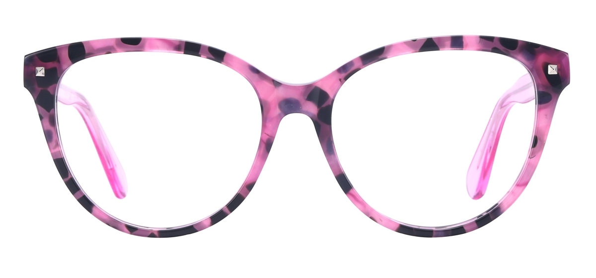 Tortoise Cat Eye Glasses - Purple Tortoise