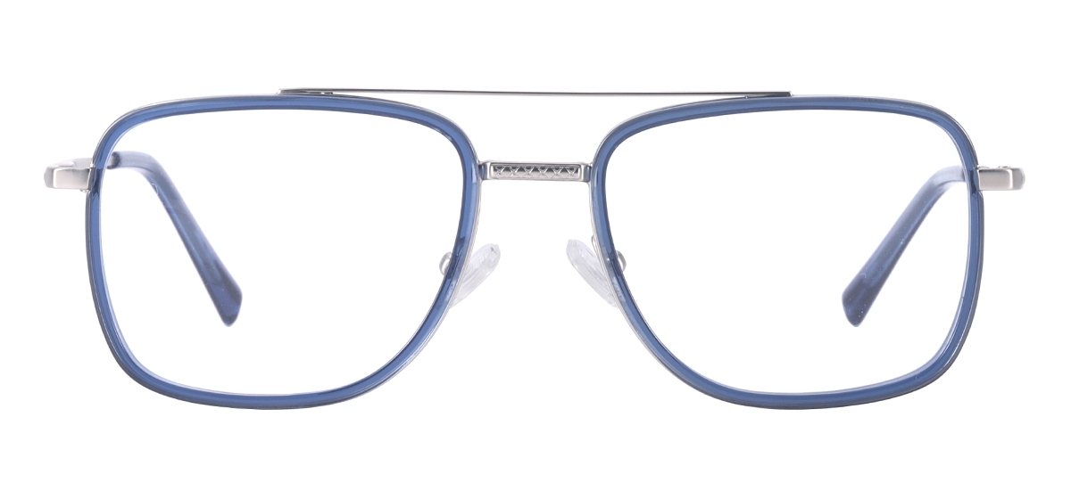 Rectangular Men Eyeglasses - Blue