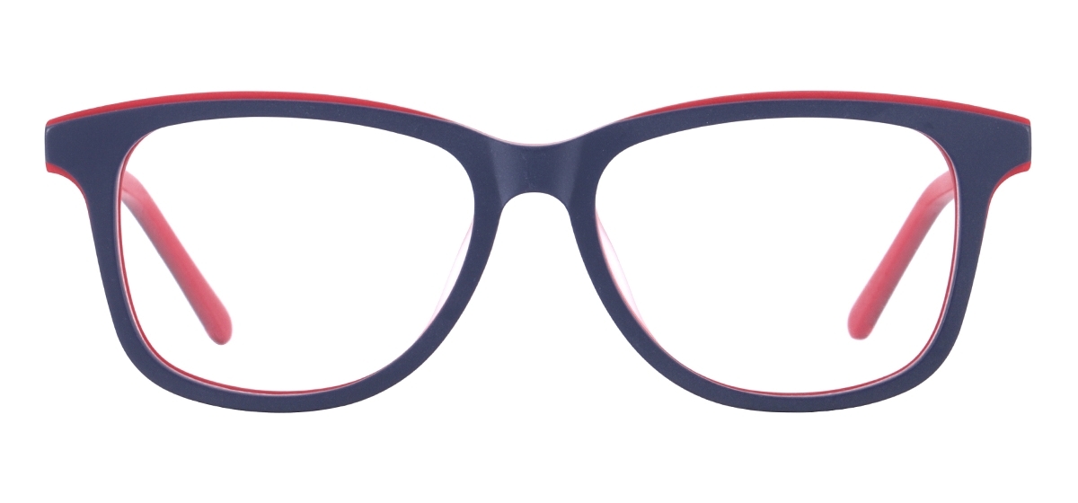 Children Square Glasses - Blue Red
