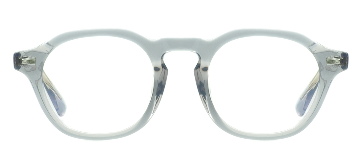 Acetate Vintage Eyeglasses - Transparent Gray