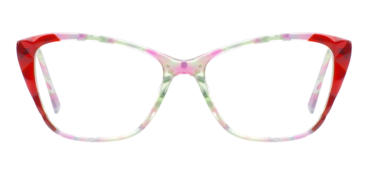 Cat Eye Tortoiseshell Glasses - Green