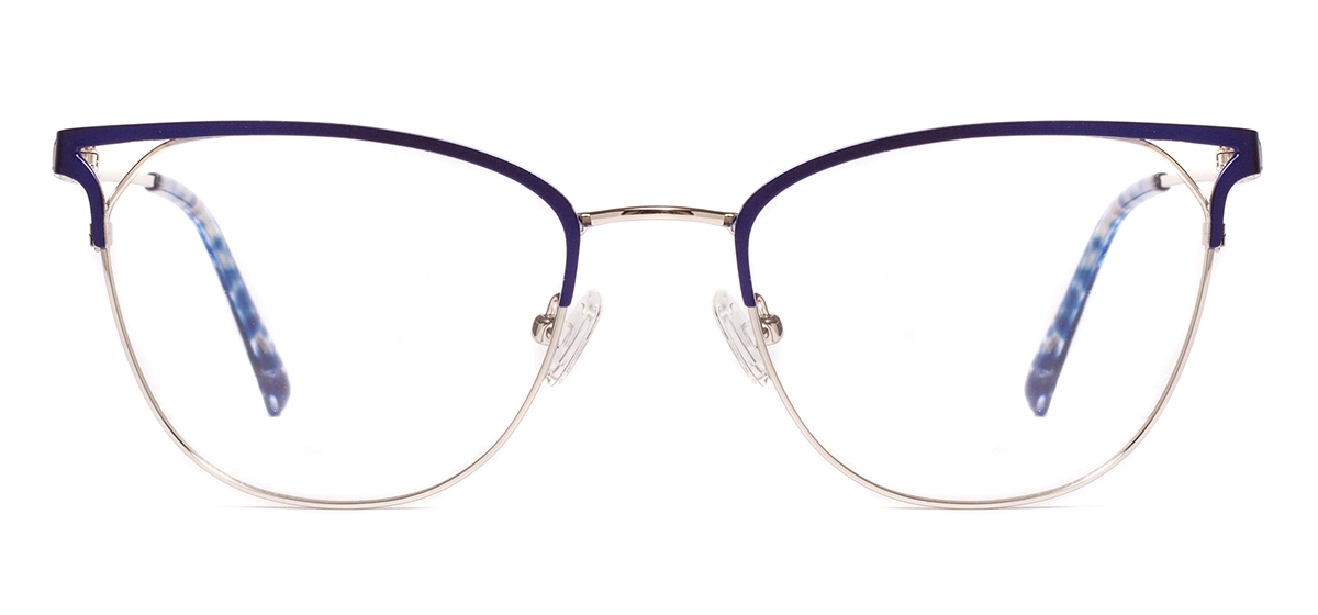 Cat Eye Stainless Steel Eyeglasses Frame