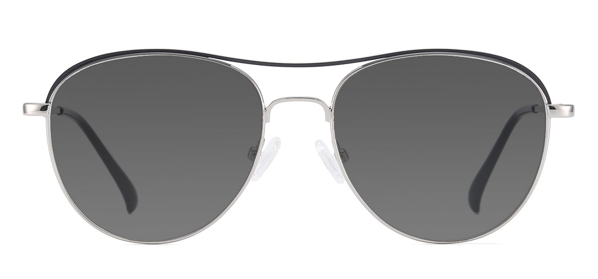 Metal Polarized Shades - Silver