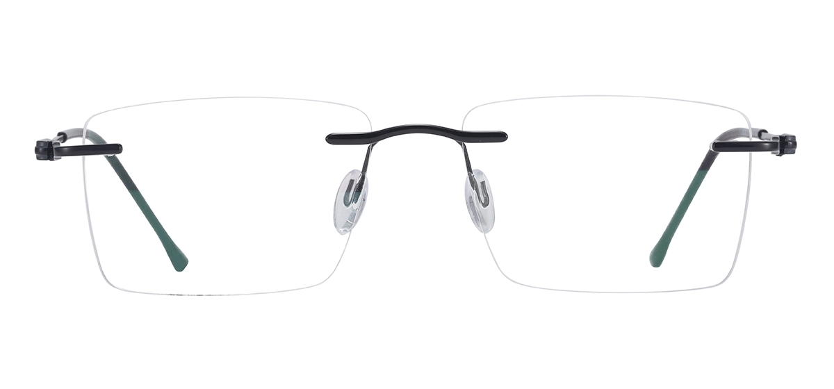 Rectangular Rimless Spectacles