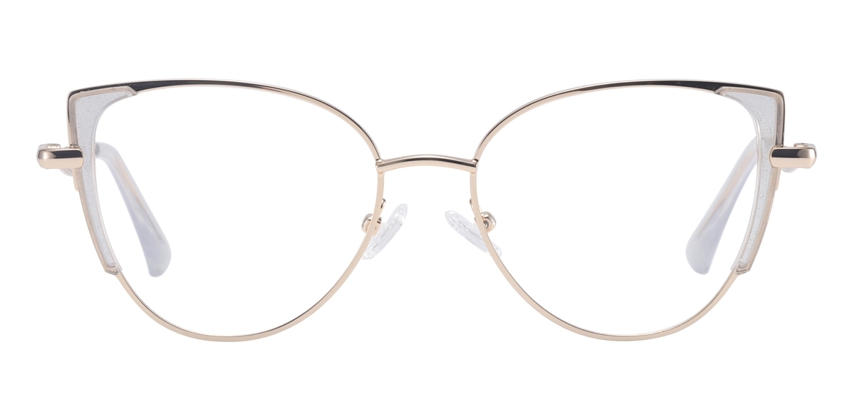 Cat Eye Metal Frame - Gray