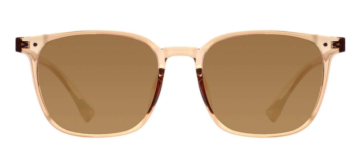 TR90 Polarized Sunglasses - Transparent Brown
