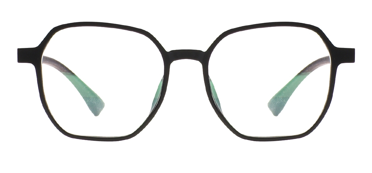 Oversized Square Spectacles - Black