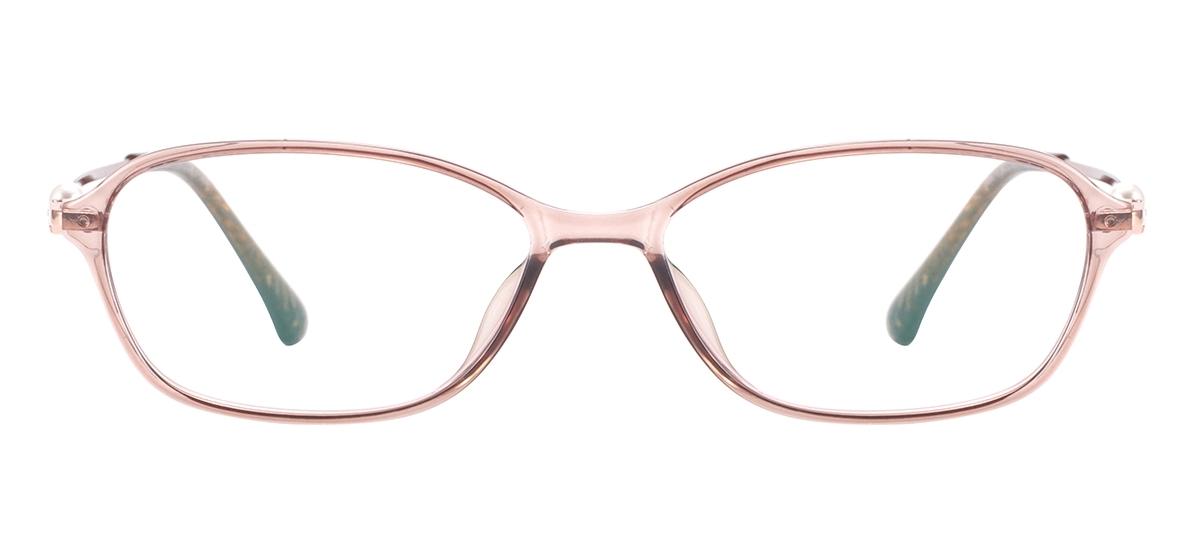 Women Fashion Eyeglasses - Transparent Brown