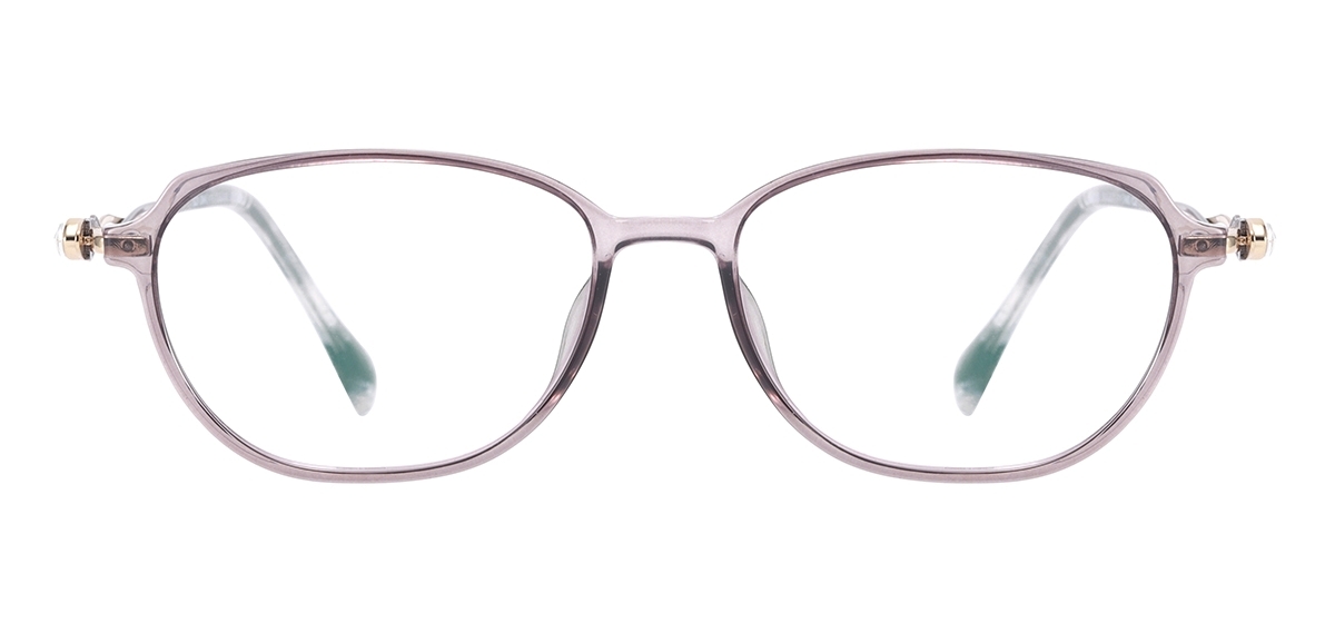 Women Clear Glasses - Transparent Gray