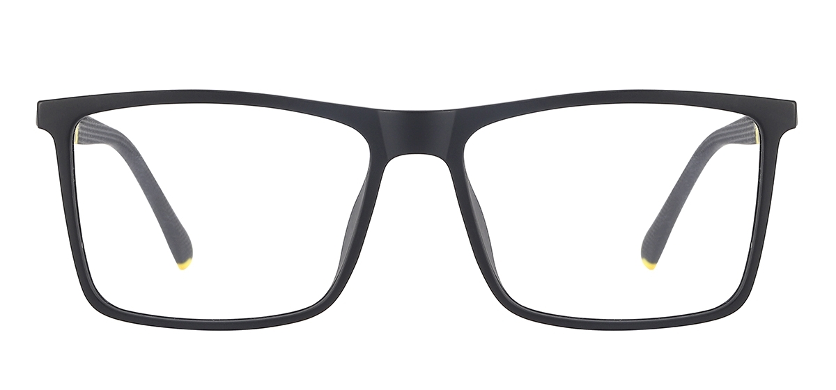 TR90 Square Sports Eyewear - Matte Black