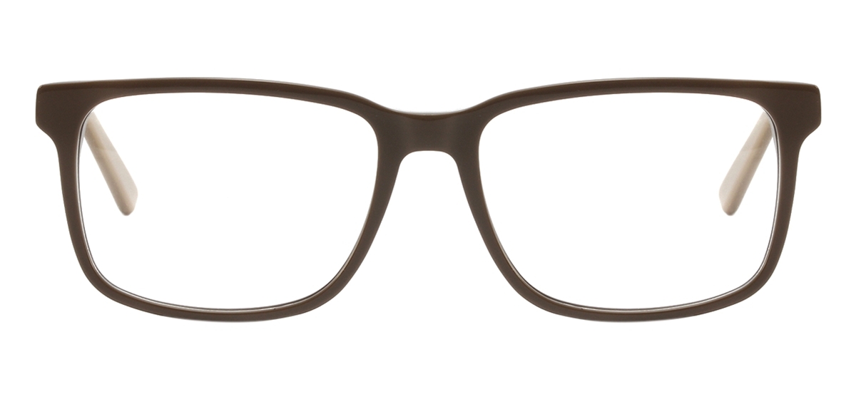 Acetate Square Eyewear Frames - Khaki