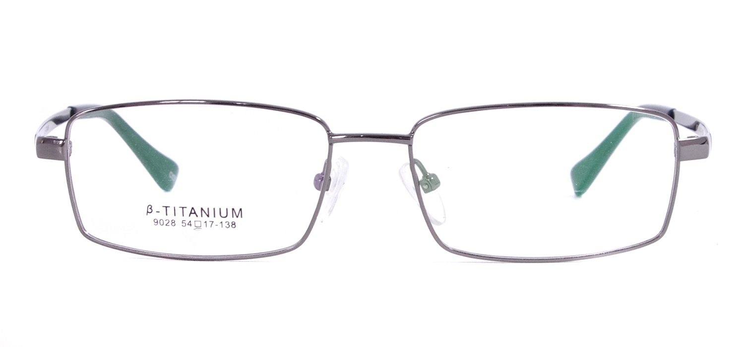 Men Titanium Rectangular Eyeglasses Eyeglasses