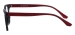 Square TR90 Optical Frames - Black-Red