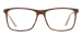 Acetate Square Eyeglass Frames - Brown