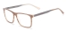 Acetate Square Eyeglass Frames - Brown