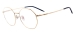 Metal Round Eyeglasses - Gold