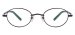 Titanium Round Eyeglasses - Black