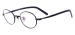 Titanium Round Eyeglasses - Black