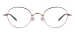 Round Titanium Glasses - Silver