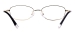 Metal Oval Eyewear  - Gold