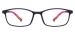 TR90 Rectangle Optical Frames - Red