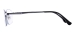 Large Metal Eyeglasses - Silver