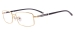 Metal Rectangle Glasses Frames - Gold