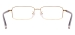 Metal Rectangle Glasses Frames - Gold