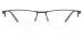Men Half Rim Spectacles - Gray