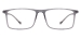 Rectangle TR90 Glasses Frames - Gray