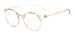 Round TR90 Eyeglasses Frames - Brown