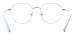 Metal Round Spectacles Frames - Silver