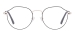 Full Rim Metal Cat Eye Eyewear - Black Gold