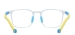 Square Kids Glasses Frame - Blue