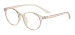 Round TR90 Eyewear Frames - Brown