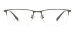 Titanium Half Rim Eyeglasses - Gray