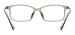 Large Rectangular Glasses - Gray