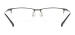 Titanium Half Rim Eyeglasses - Gray